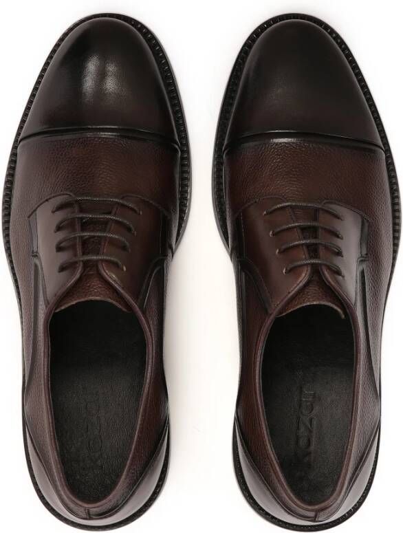 Kazar Elegante herenschoenen met cap toe neus Brown Heren