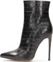 Kazar Elegante hoge stiletto laarzen met krokodillenpatroon Black Dames - Thumbnail 7