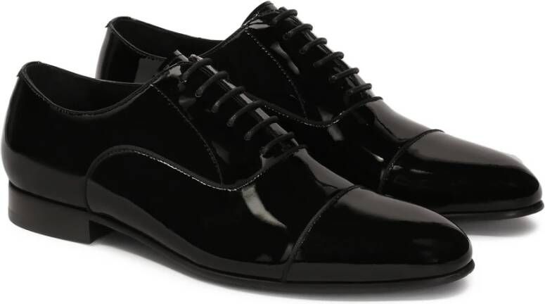 Kazar Elegante lakleren halfschoenen Black Heren