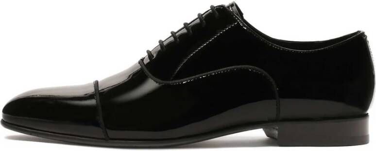 Kazar Elegante lakleren halfschoenen Black Heren