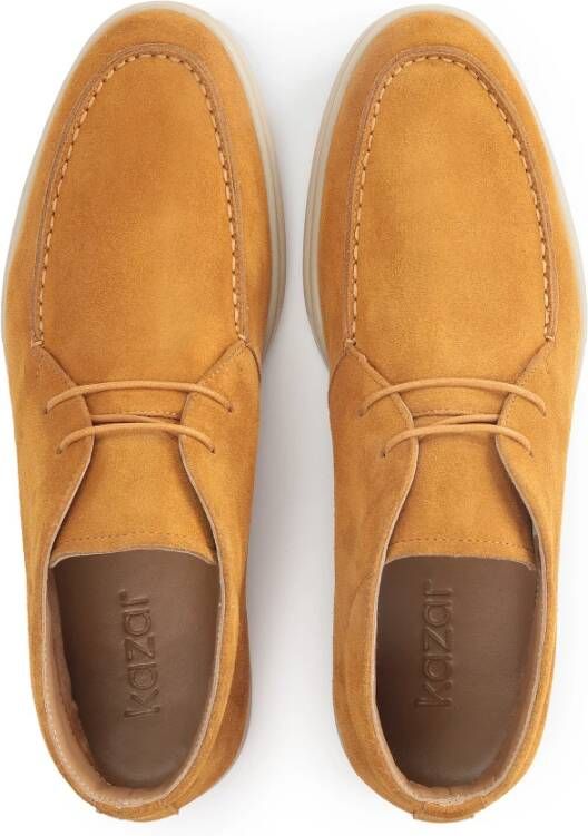 Kazar Elegante Suède Oxford Schoenen Brown Heren