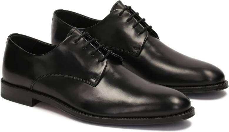 Kazar Elegante Zwarte Derby Halfschoenen Black Heren