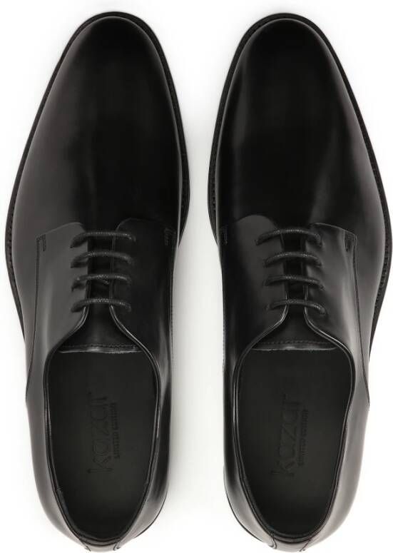 Kazar Elegante Zwarte Derby Halfschoenen Black Heren