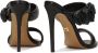 Kazar Elegante zwarte flip-flops met rozen op een hoge stilettohak Black Dames - Thumbnail 3