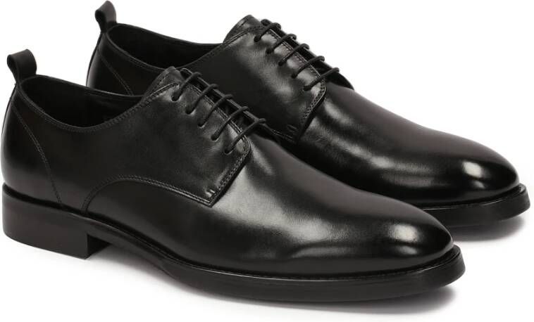 Kazar Elegante zwarte leren schoenen Black Heren