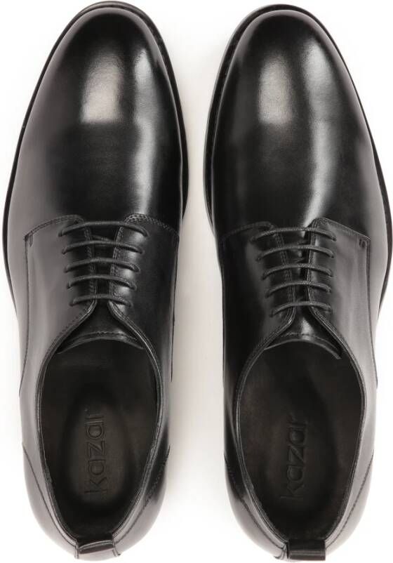 Kazar Elegante zwarte leren schoenen Black Heren