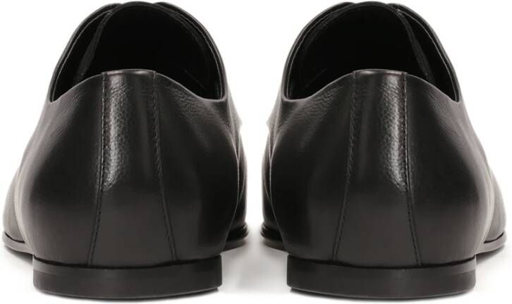 Kazar Formele leren halfschoenen met leren zool Black Heren