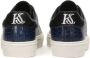 Kazar Studio Marineblauwe leren sneakers met reliëfpatroon Blue Heren - Thumbnail 3