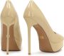 Kazar Gelakte beige platform pumps Beige Dames - Thumbnail 6