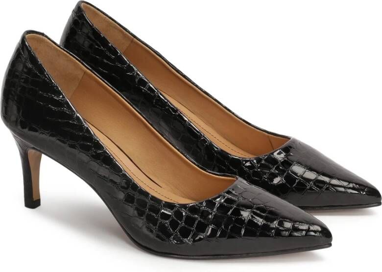 Kazar Gelakte pumps met een medium hak Black Dames