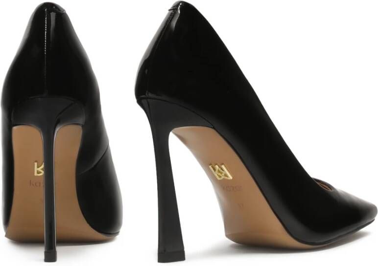 Kazar Gelakte pumps met een ongebruikelijke hak Black Dames