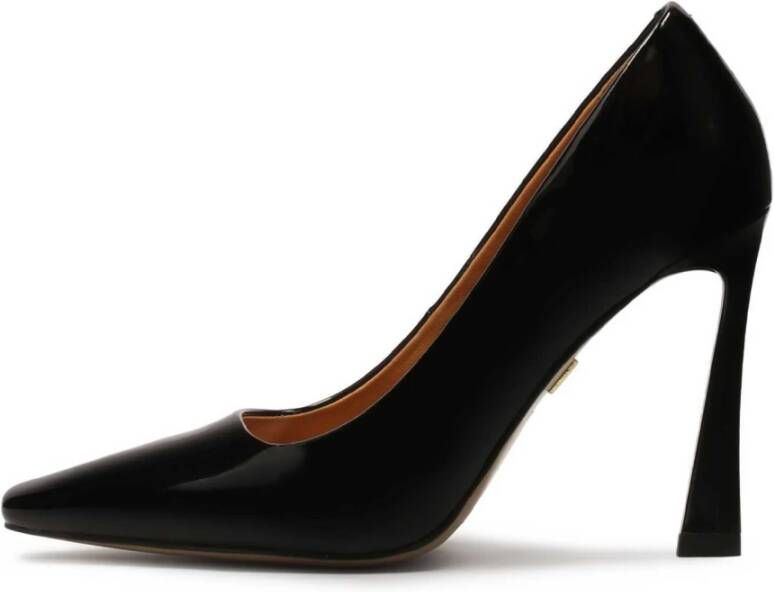 Kazar Gelakte pumps met een ongebruikelijke hak Black Dames