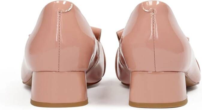 Kazar Gelakte pumps met versiering aan de voorkant Pink Dames