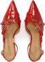 Kazar Gelakte rode slingback pumps Red Dames - Thumbnail 4