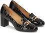 Kazar Gestempelde lakleren pumps Black Dames - Thumbnail 3