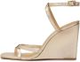 Kazar Gouden Anker Plateau Sandalen Yellow Dames - Thumbnail 5