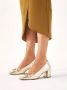 Kazar Gouden inlegzool comfort pumps Yellow Dames - Thumbnail 4