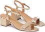 Kazar Gouden lage sandalen met hak Yellow Dames - Thumbnail 2