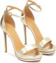 Kazar Gouden platform sandalen Yellow Dames - Thumbnail 2