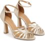 Kazar Gouden sandalen met een stabiele hak Yellow Dames - Thumbnail 2