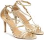 Kazar Gouden sandalen met gevlochten bandjes Yellow Dames - Thumbnail 2