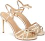 Kazar Gouden sandalen met gevlochten bandjes Yellow Dames - Thumbnail 2