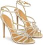 Kazar Gouden sandalen versierd met kristallen Yellow Dames - Thumbnail 3