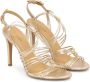 Kazar Gouden stiletto sandalen met dunne bandjes Yellow Dames - Thumbnail 2