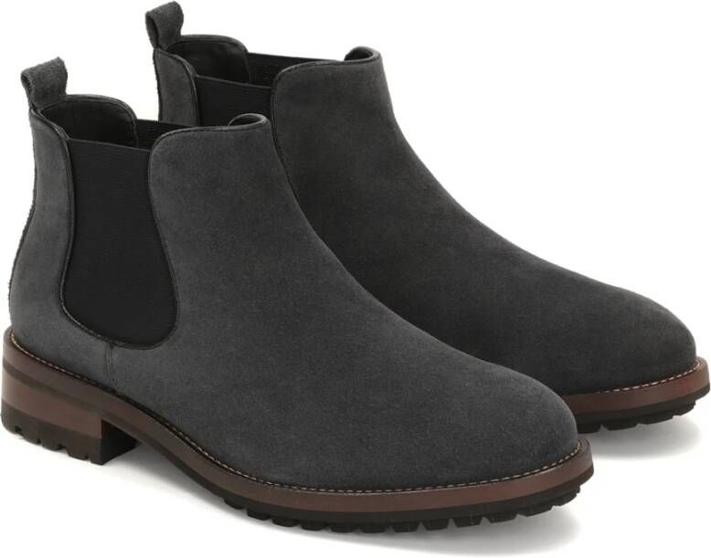 Kazar Grafiet Chelsea Boots met Draadzool Gray Heren