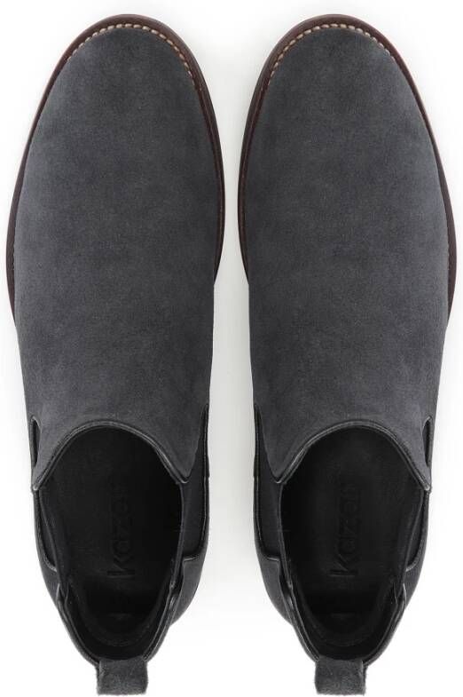 Kazar Grafiet Chelsea Boots met Draadzool Gray Heren