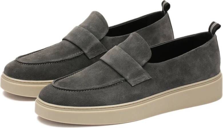 Kazar Grafiet Slip-On Sneakers Gray Heren