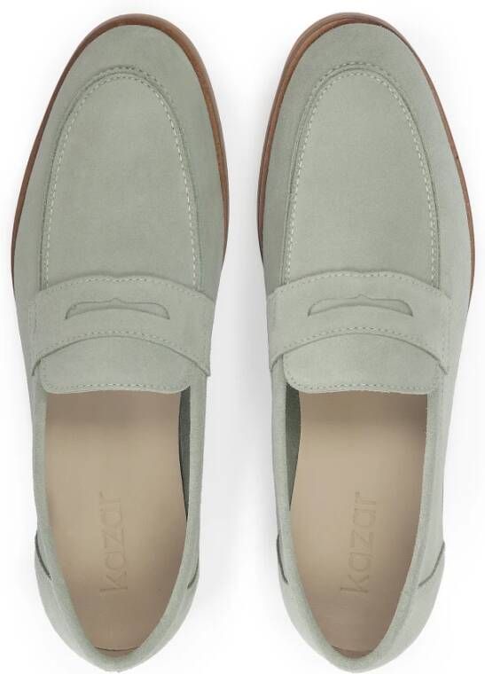 Kazar Groene casual stijl suède loafers voor mannen Green Heren