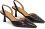 Kazar Halfopen leren pumps Black Dames - Thumbnail 2