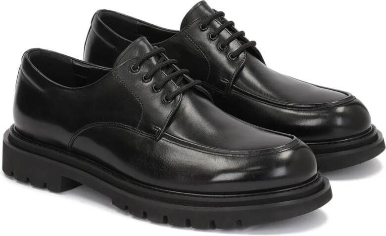 Kazar Heren klassieke stijl leren Derby schoenen Black Heren