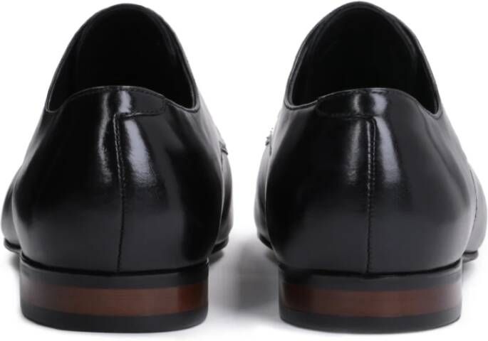 Kazar Heren klassieke zwarte echte leren derby schoenen Black Heren