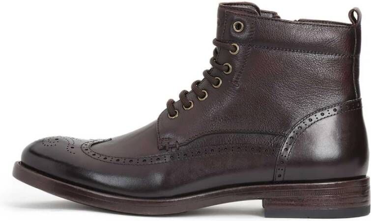 Kazar Heren leren chukka laarzen Brown Heren