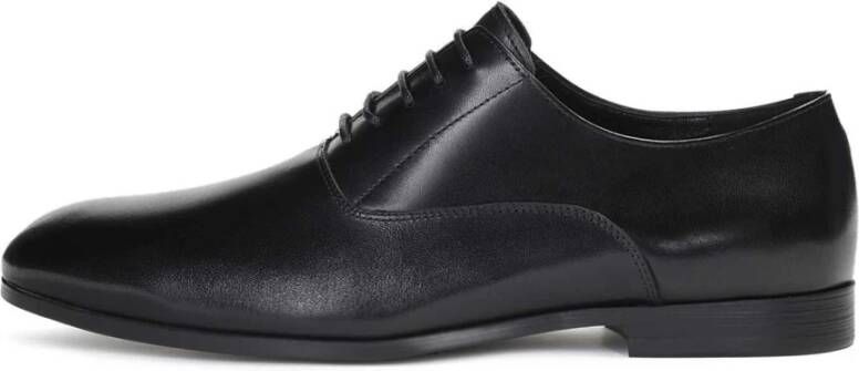 Kazar Heren leren Oxfords met gesloten vampen Black Heren