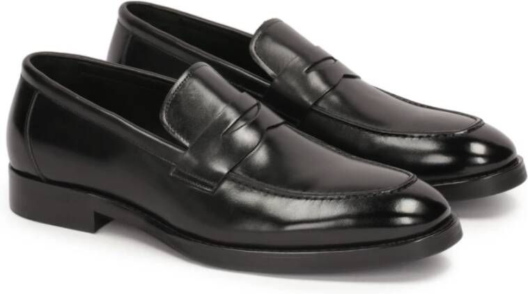 Kazar Heren loafers in glad korrelleer Black Heren