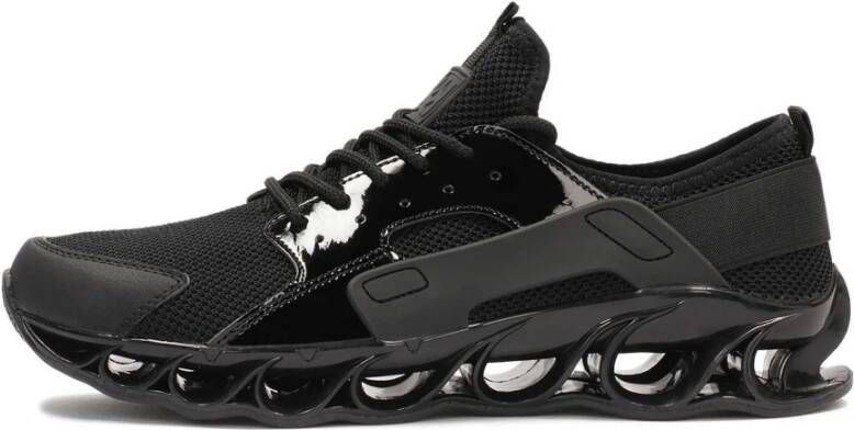 Kazar Heren sneakers gemaakt van gecombineerde materialen Black Heren