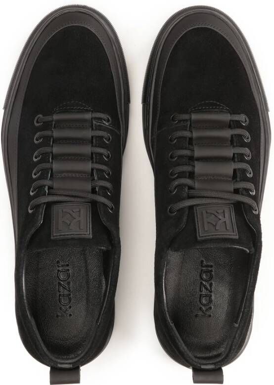 Kazar Heren sneakers van gecombineerde materialen Black Heren