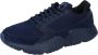 Kazar Studio Heren Textiel Sneakers Blue Heren - Thumbnail 8