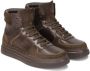 Kazar Hoge sneakers van suède en glad leer Brown Heren - Thumbnail 2