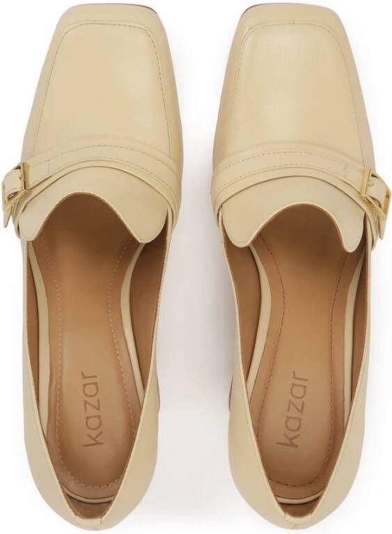 Kazar Instap herenpumps met hoge hak Beige Dames