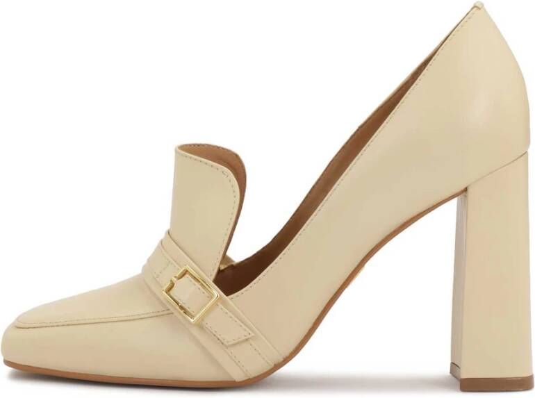 Kazar Instap herenpumps met hoge hak Beige Dames