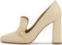 Kazar Instap herenpumps met hoge hak Beige Dames - Thumbnail 5