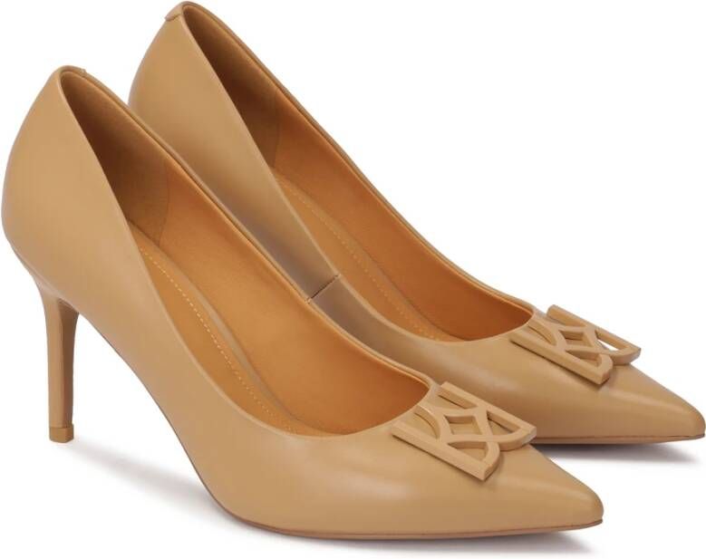 Kazar Klassieke beige pumps met puntige neus Beige Dames