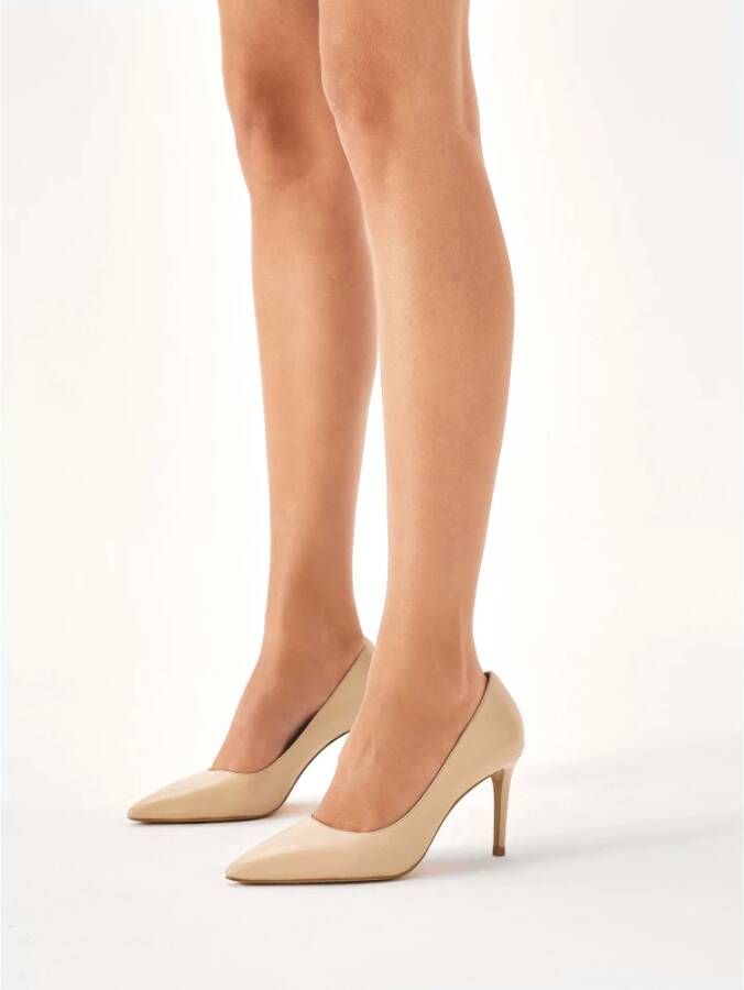 Kazar Klassieke beige pumps op een middelhoge stilettohak Beige Dames