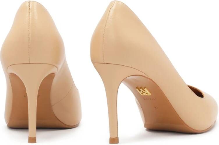 Kazar Klassieke beige pumps op een middelhoge stilettohak Beige Dames