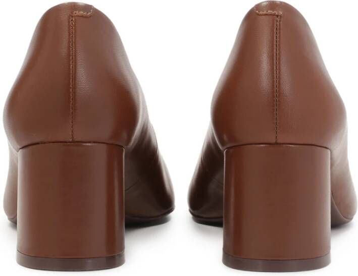 Kazar Klassieke bruine pumps met vierkante neus Brown Dames