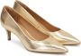 Kazar Klassieke gouden pumps met lage hak Yellow Dames - Thumbnail 2